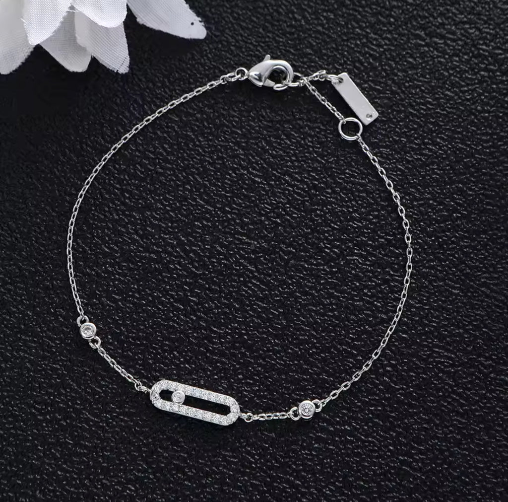 ✨ Bracelet “Linéa Brillante” – Élégance fine, éclat infini